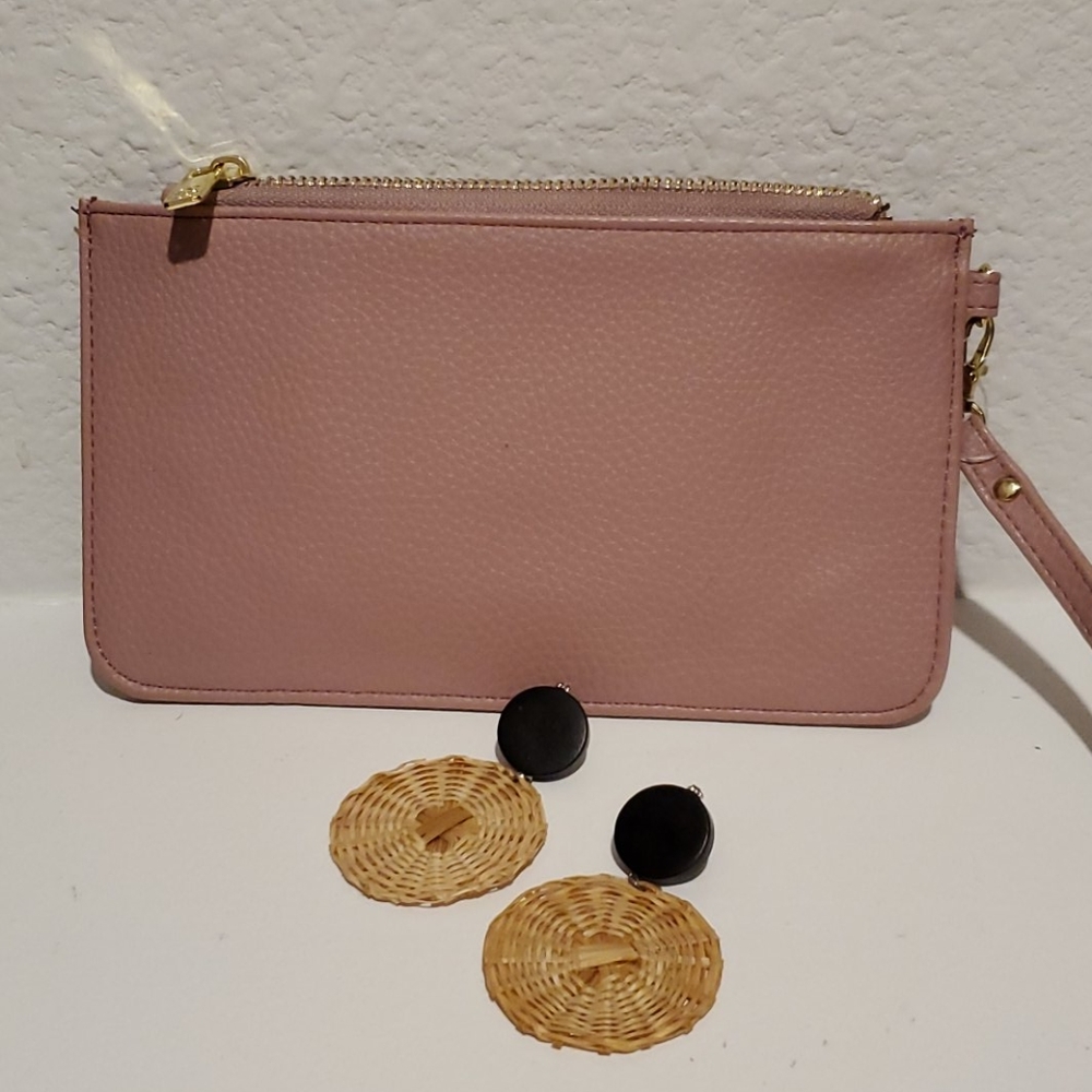 Earrings and Wallet Set